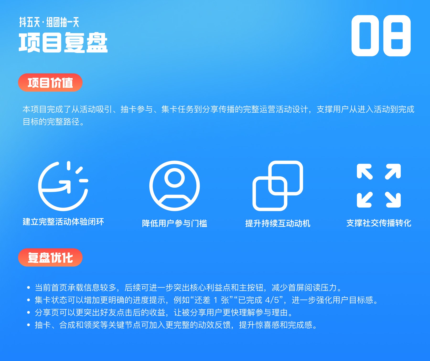 组团抽一天视觉展示八